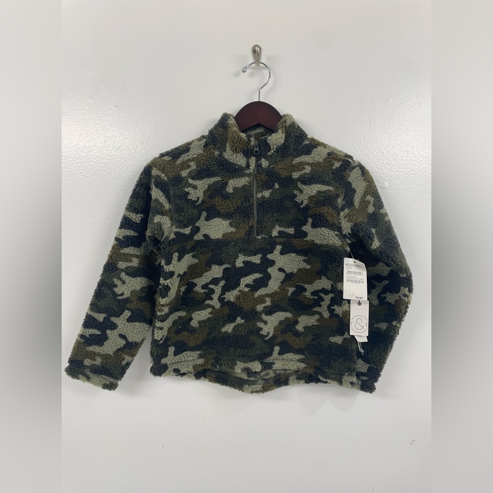 Treasure & Bond Kids Camouflage Sweater SMALL(7/8)